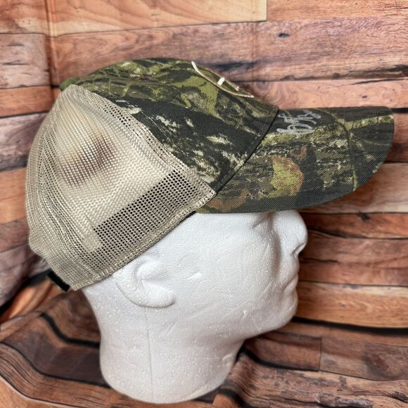 Leupold Optics Hat Cap Scope Logo Camouflage Adjustable H & L Strapback Signed - Picture 2 of 10